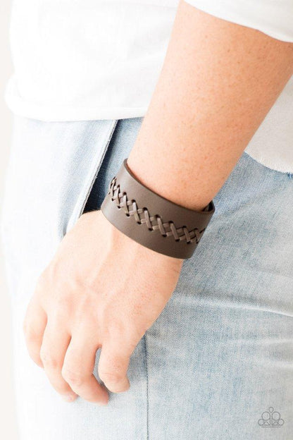 Be A Sport Brown Bracelet - Jewelry by Bretta - Jewelry by Bretta