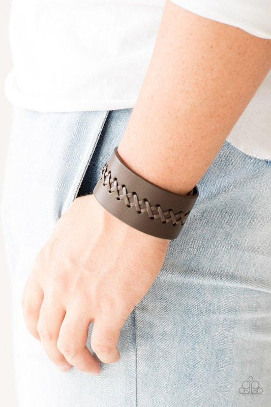 Be A Sport Brown Bracelet - Jewelry by Bretta - Jewelry by Bretta