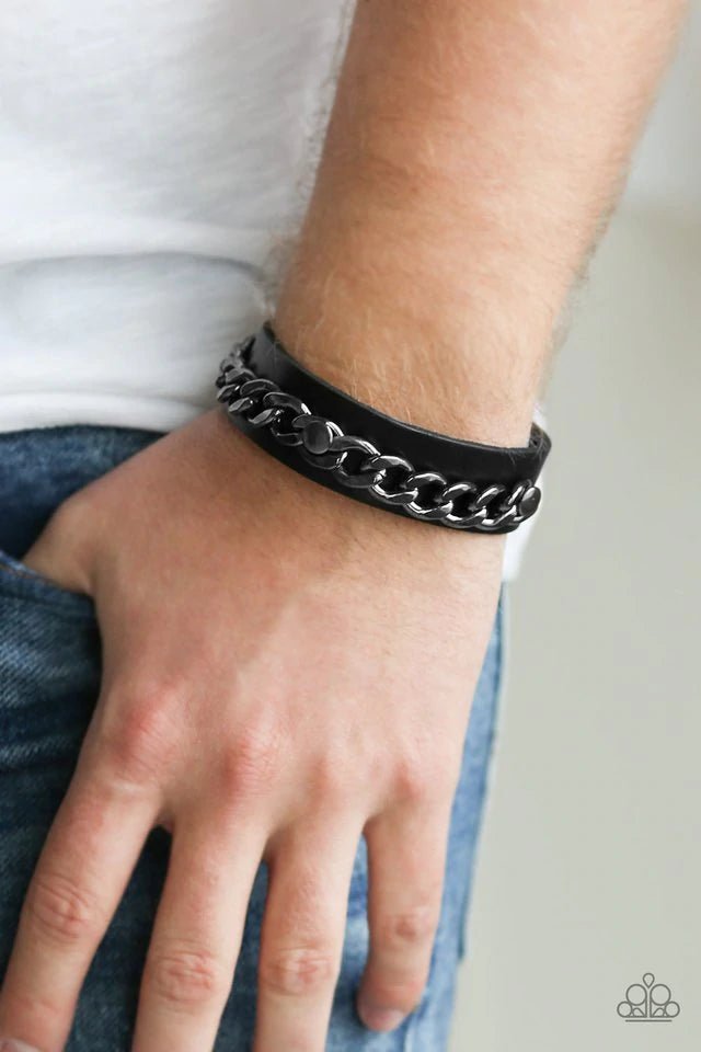 Molten Mogul Green Bracelet - Jewelry by Bretta