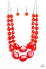 Beach Glam Red Necklace - Jewelry by Bretta - Jewelry by Bretta