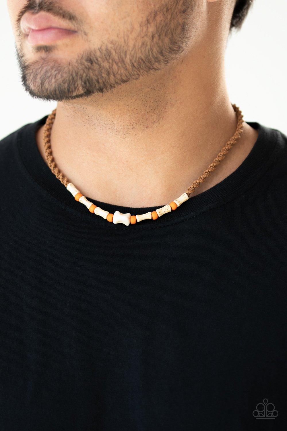 Beach Shark Orange Necklace - Jewelry By Bretta - Jewelry by Bretta