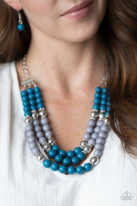 BEAD Your Own Drum Blue Necklace - Jewelry By Bretta - Jewelry by Bretta