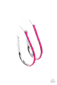 Beaded Bauble Pink Earrings - Jewelry by Bretta - Jewelry by Bretta