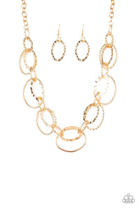 Bend OVAL Backwards Gold Necklace - Jewelry By Bretta - Jewelry by Bretta