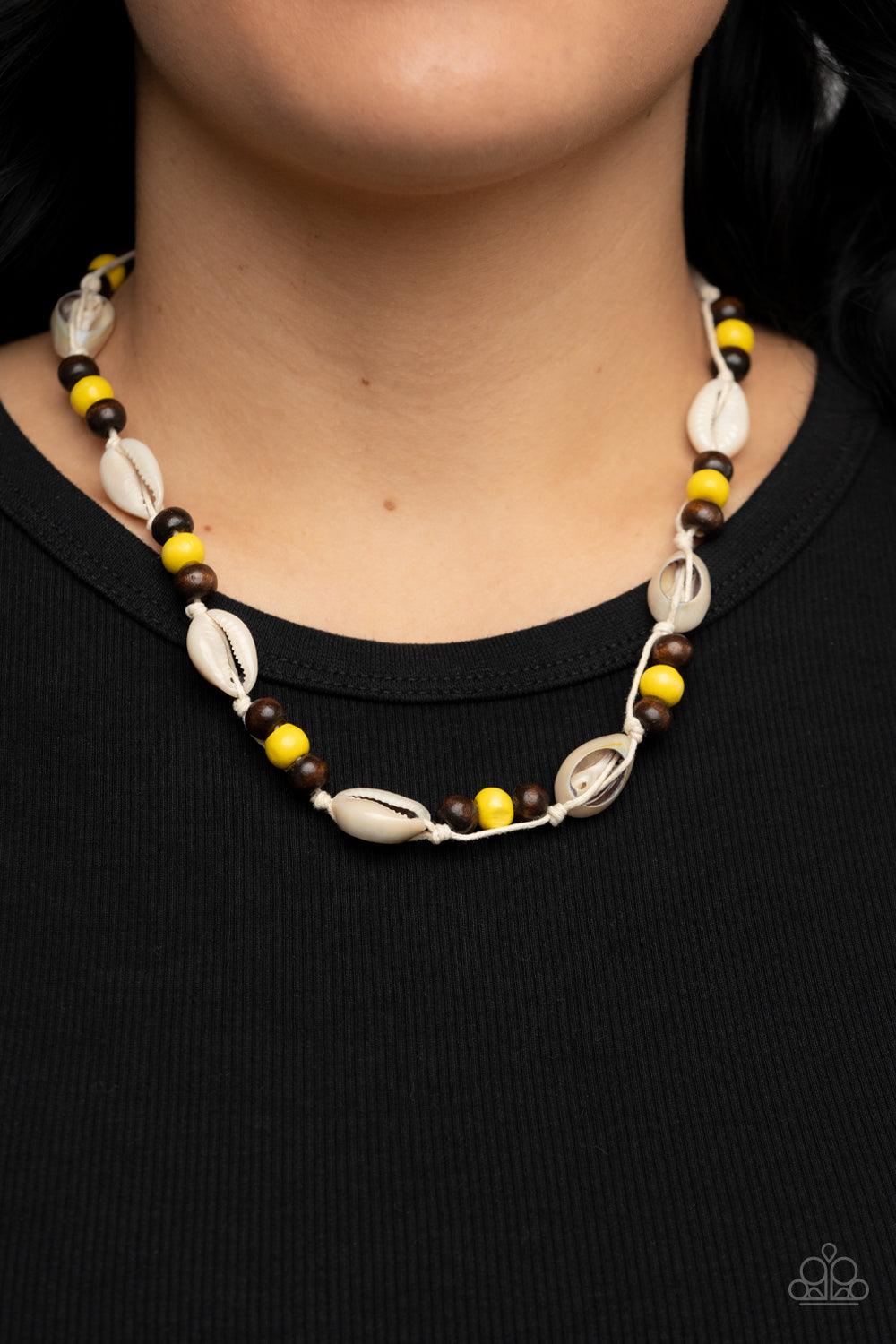 Bermuda Beachcomber Yellow Necklace - Jewelry by Bretta - Jewelry by Bretta