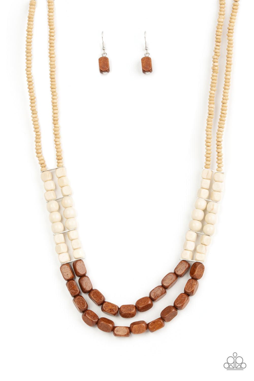 Bermuda Bellhop Brown Necklace - Jewelry by Bretta - Jewelry by Bretta