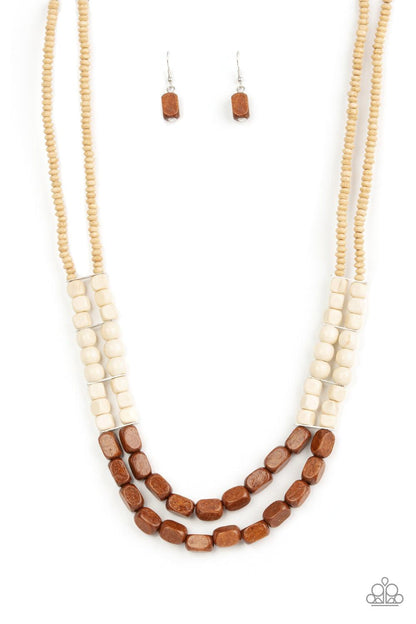 Bermuda Bellhop Brown Necklace - Jewelry by Bretta - Jewelry by Bretta