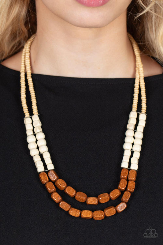 Bermuda Bellhop Brown Necklace - Jewelry by Bretta - Jewelry by Bretta