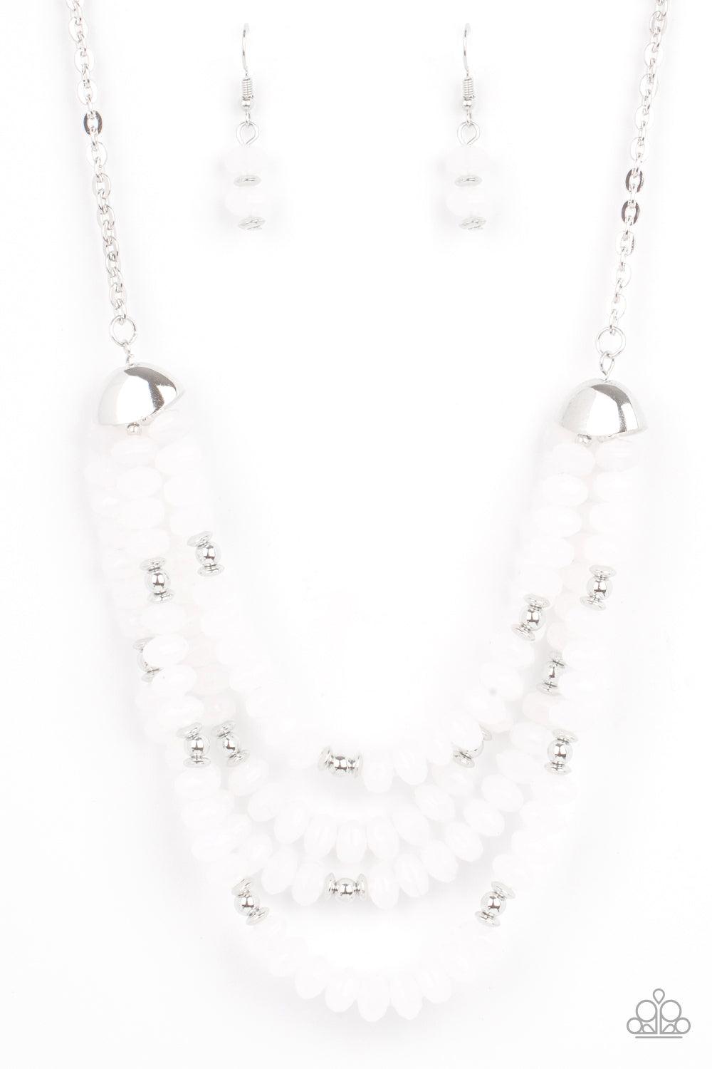 Best POSH-ible Taste White Necklace - Jewelry by Bretta - Jewelry by Bretta