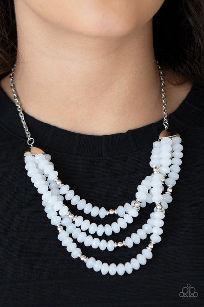 Best POSH-ible Taste White Necklace - Jewelry by Bretta - Jewelry by Bretta