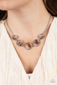 Big Night Out Brown Necklace - Jewelry by Bretta - Jewelry by Bretta