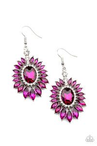 Big Time Twinkle Pink Earrings - Jewelry by Bretta - Jewelry by Bretta