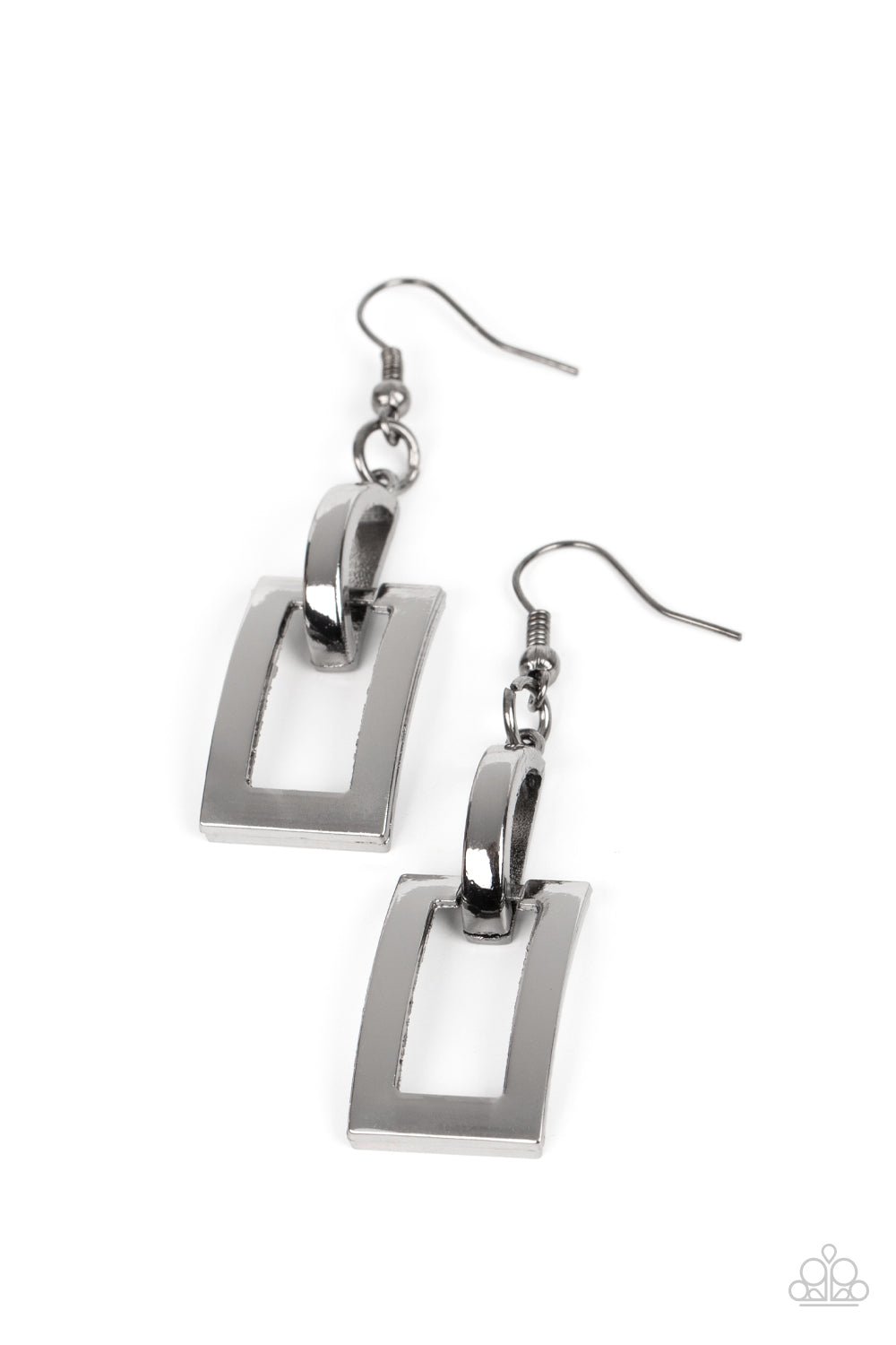 Blazing Buckles Black Earrings - Jewelry by Bretta - Jewelry by Bretta