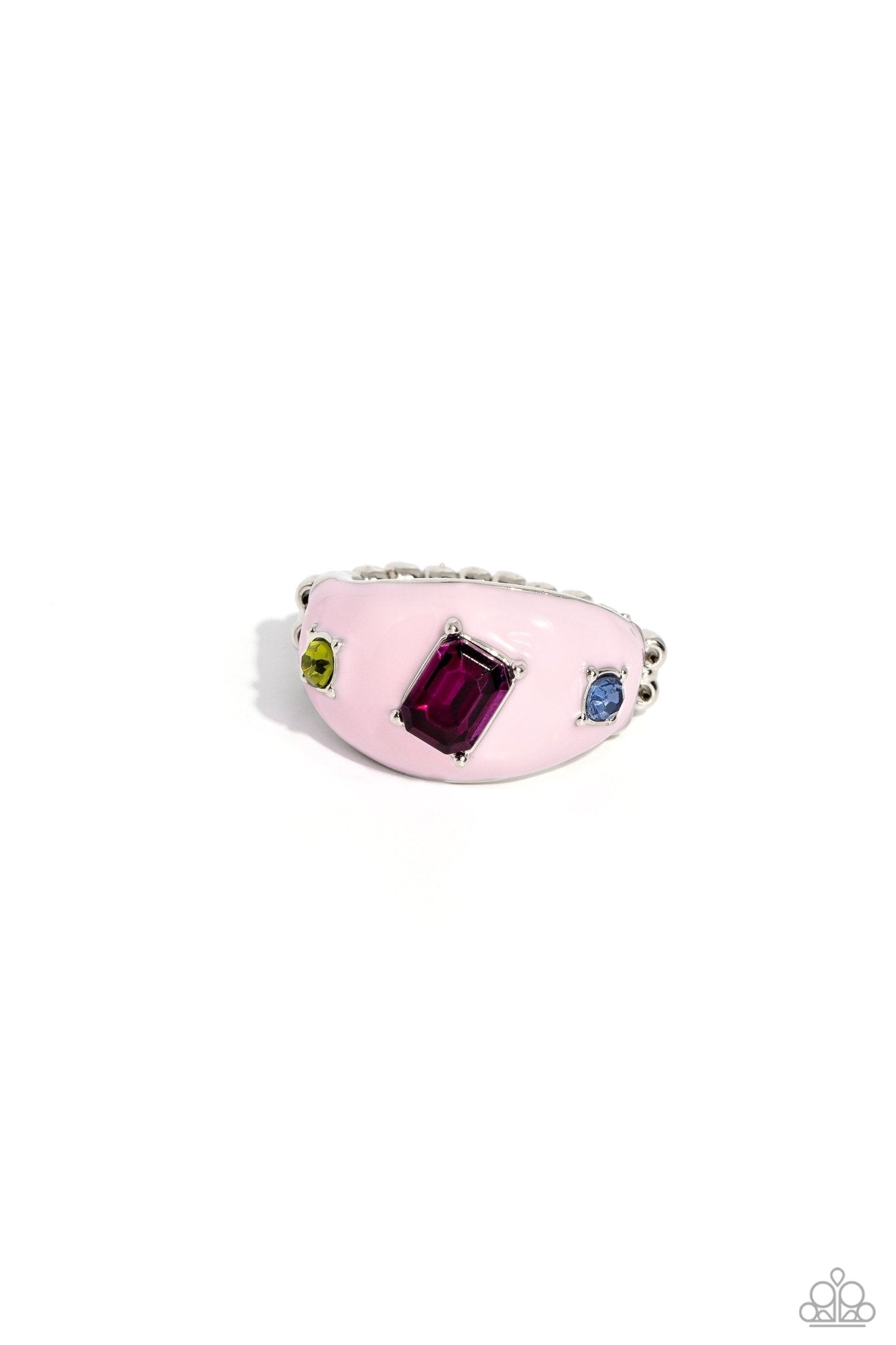 Blinding Behavior Pink Ring - Jewelry by Bretta - Jewelry by Bretta