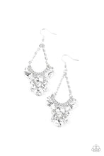 Bling Bouquets White Earrings - Jewelry by Bretta - Jewelry by Bretta