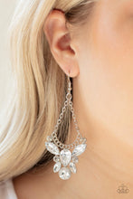 Bling Bouquets White Earrings - Jewelry by Bretta - Jewelry by Bretta