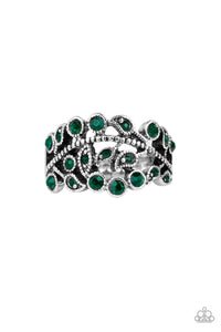 Bling Swing Green Ring - Jewelry by Bretta - Jewelry by Bretta