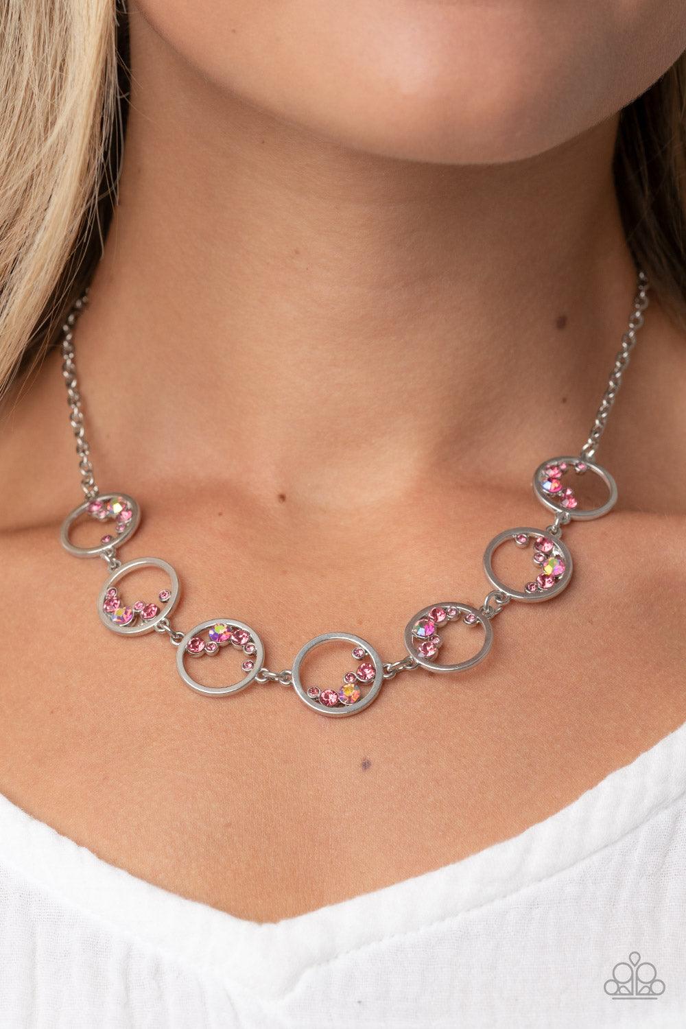 Blissfully Bubbly Pink Necklace - Jewelry by Bretta - Jewelry by Bretta