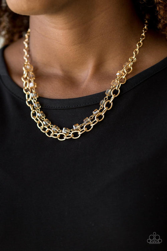 Block Party Princess Gold Necklace - Jewelry By Bretta - Jewelry by Bretta