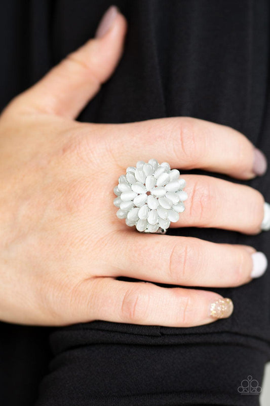 Bloomin Bloomer White Ring - Jewelry By Bretta - Jewelry by Bretta