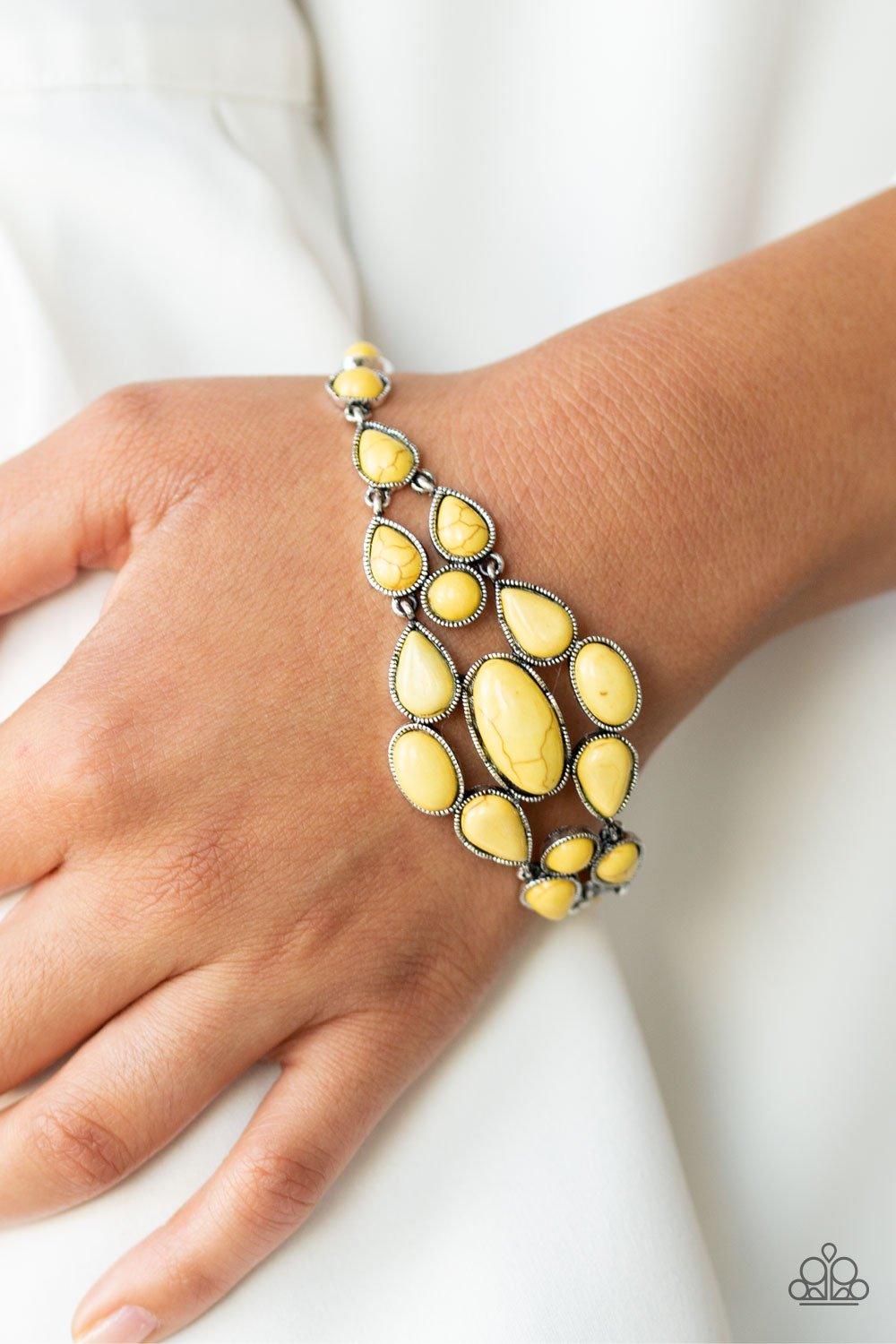 Molten Mogul Green Bracelet - Jewelry by Bretta