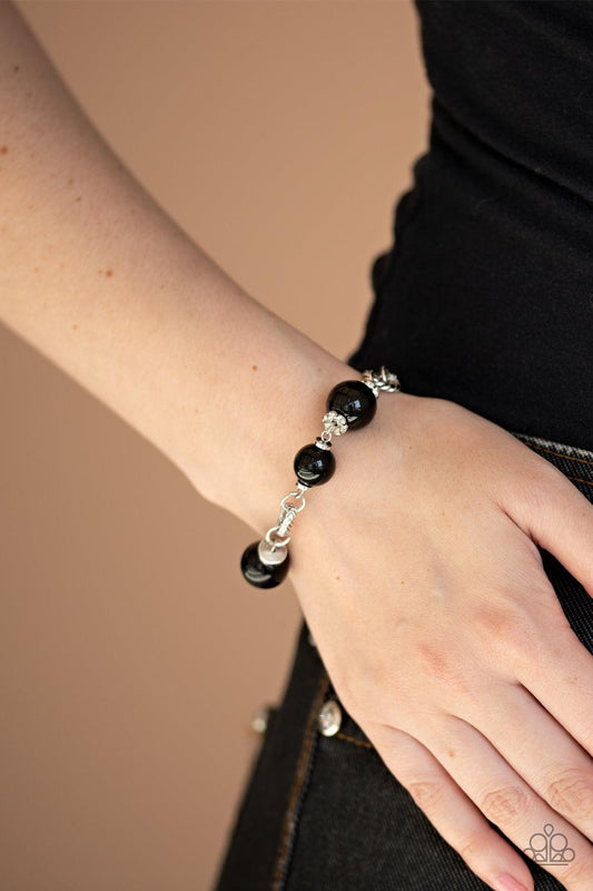 Boardroom Baller - Black Bracelet - Jewelry By Bretta - Jewelry by Bretta