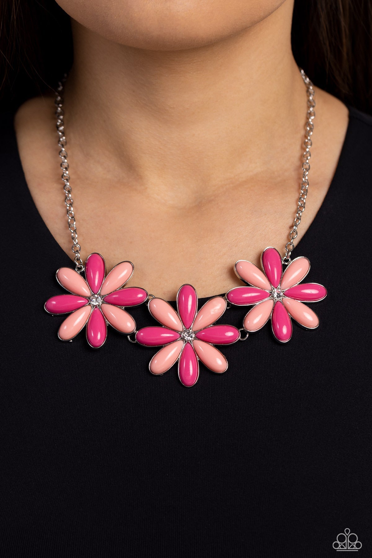 Bodacious Bouquet Pink Necklace - Jewelry by Bretta - Jewelry by Bretta