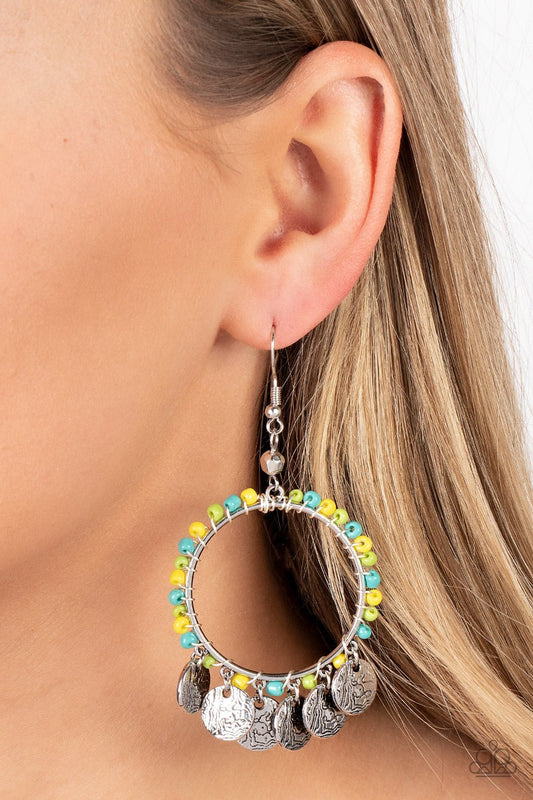 Bohemian Beach Blast Green Earrings - Jewelry by Bretta - Jewelry by Bretta