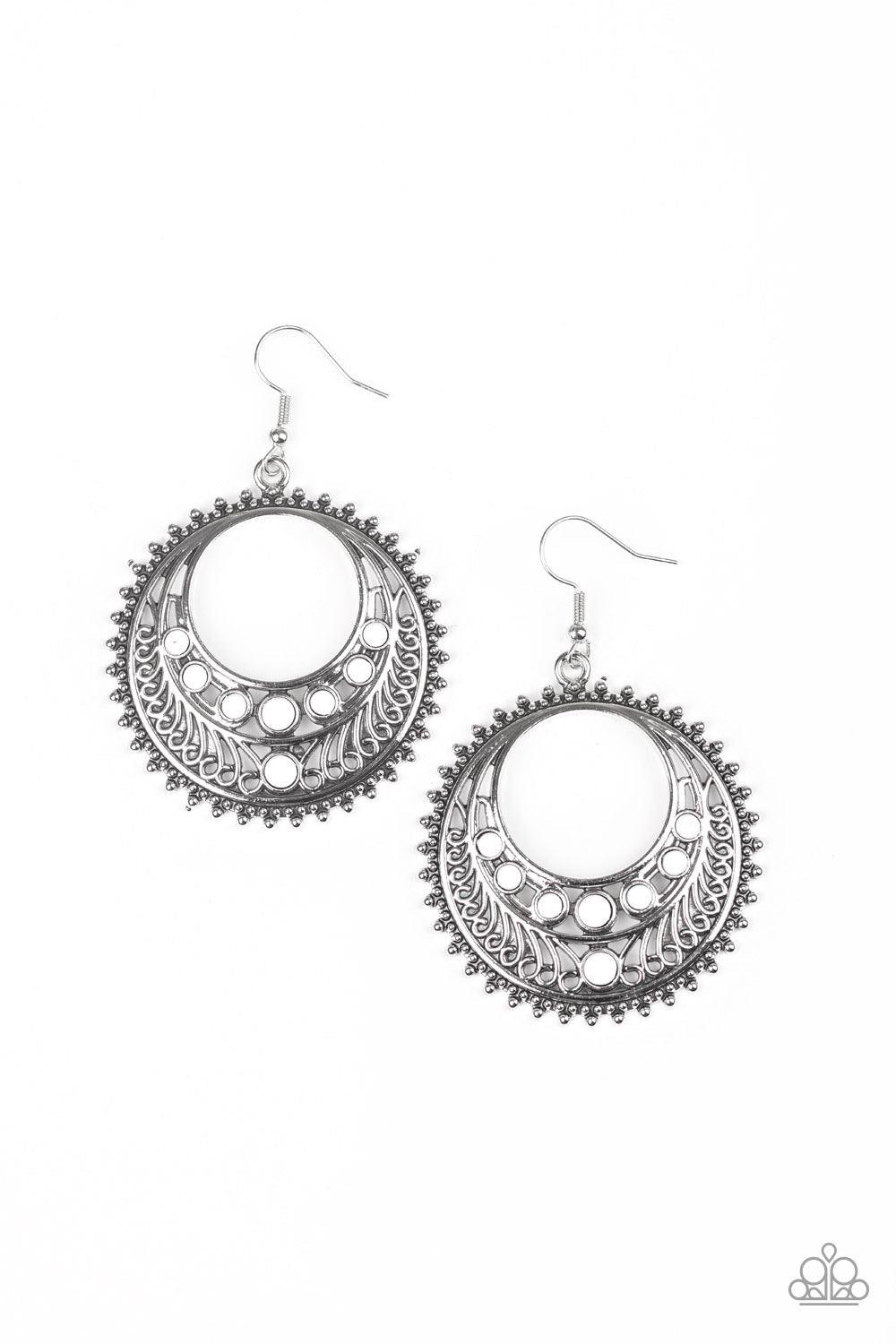 Boho Bliss White Earrings - Jewelry by Bretta - Jewelry by Bretta
