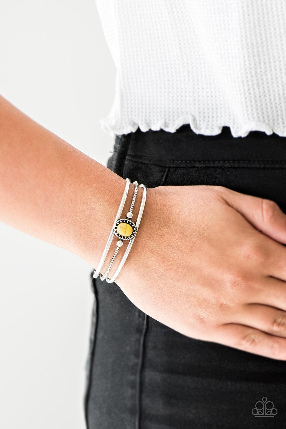 Borderline Borderland Yellow Cuff Bracelets - Jewelry by Bretta - Jewelry by Bretta