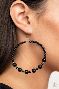 Boss Posh Black Earrings - Jewelry by Bretta - Jewelry by Bretta