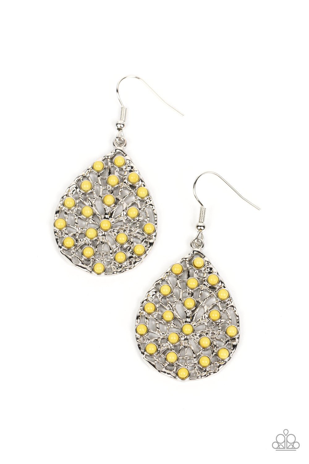 Botanical Berries Yellow Earrings - Jewelry by Bretta - Jewelry by Bretta
