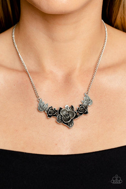 Botanical Breeze Silver Necklace - Jewelry by Bretta - Jewelry by Bretta