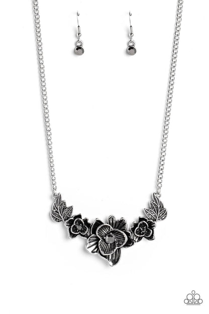 Botanical Breeze Silver Necklace - Jewelry by Bretta - Jewelry by Bretta