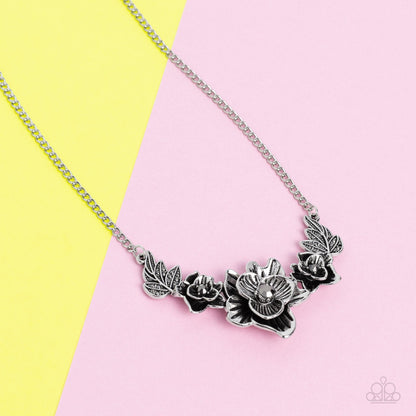 Botanical Breeze Silver Necklace - Jewelry by Bretta - Jewelry by Bretta