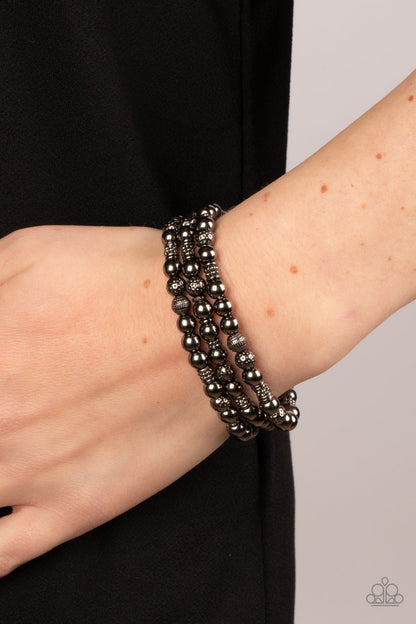 Boundless Boundaries Black Bracelets - Jewelry by Bretta - Jewelry by Bretta