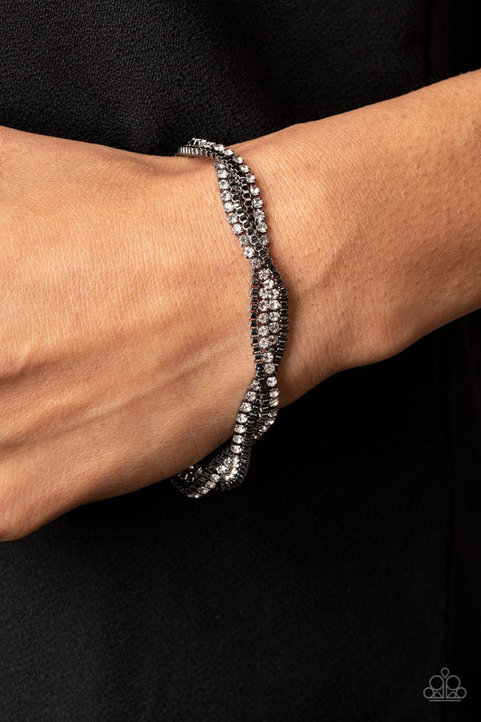Box Office Bling Black Bracelet - Jewelry by Bretta - Jewelry by Bretta