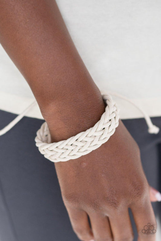 Braid Raid White Urban Bracelet - Jewelry by Bretta - Jewelry by Bretta