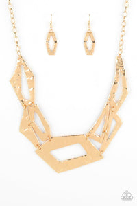 Break The Mold - Gold Necklace - Jewelry By Bretta - Jewelry by Bretta