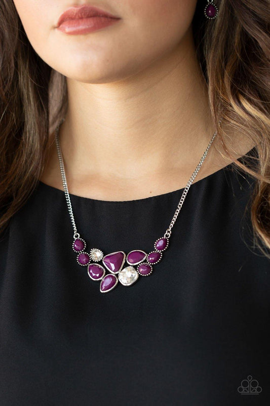 Breathtaking Brilliance Purple Necklace - Jewelry by Bretta - Jewelry by Bretta
