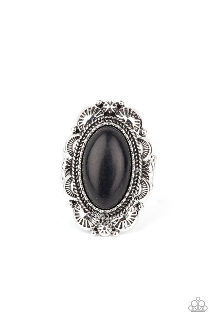 Bring Down The RANCH House Black Ring - Jewelry by Bretta - Jewelry by Bretta