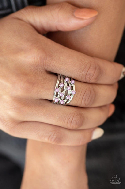 Bubbles and Baubles Purple Ring - Jewelry By Bretta - Jewelry by Bretta