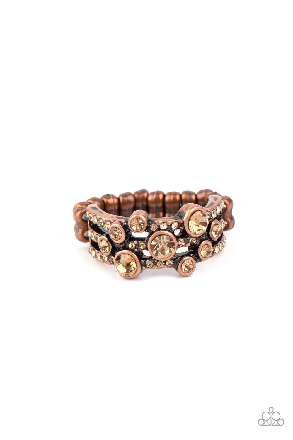 Bubbly Effervescence Copper Ring - Jewelry by Bretta - Jewelry by Bretta