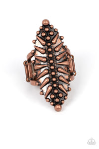 Bump, Set, Spike! Copper Ring - Jewelry by Bretta - Jewelry by Bretta