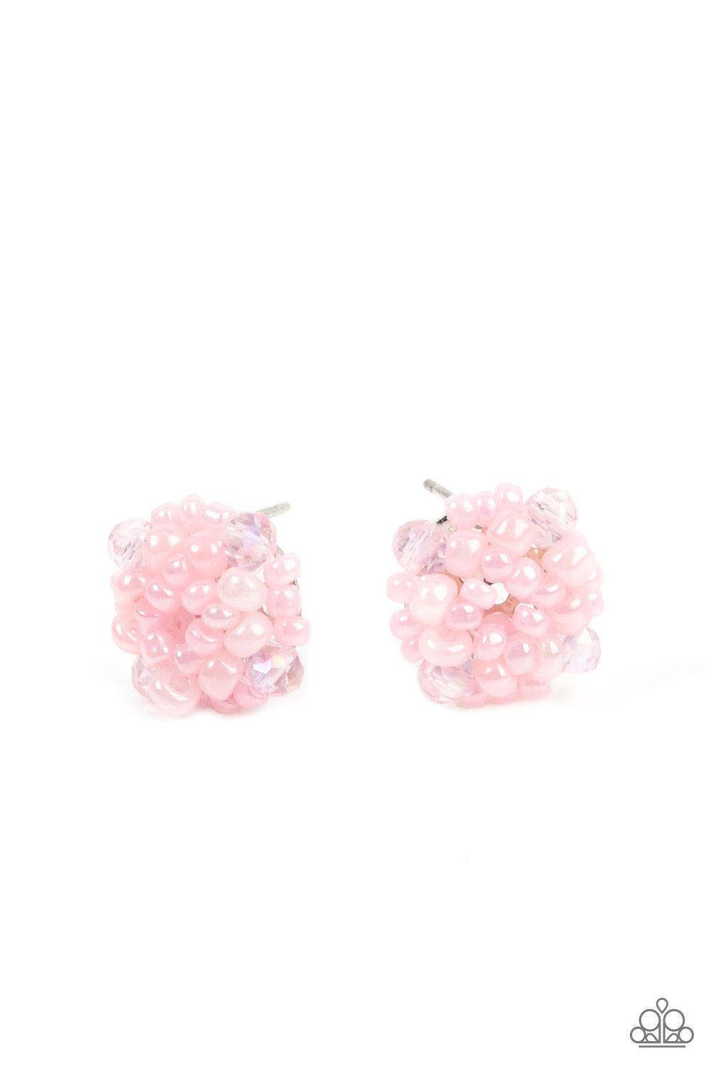 Bunches of Bubbly Pink Earrings - Jewelry by Bretta - Jewelry by Bretta