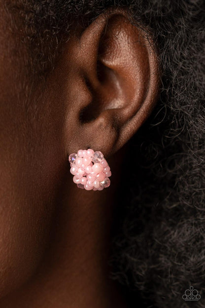 Bunches of Bubbly Pink Earrings - Jewelry by Bretta - Jewelry by Bretta