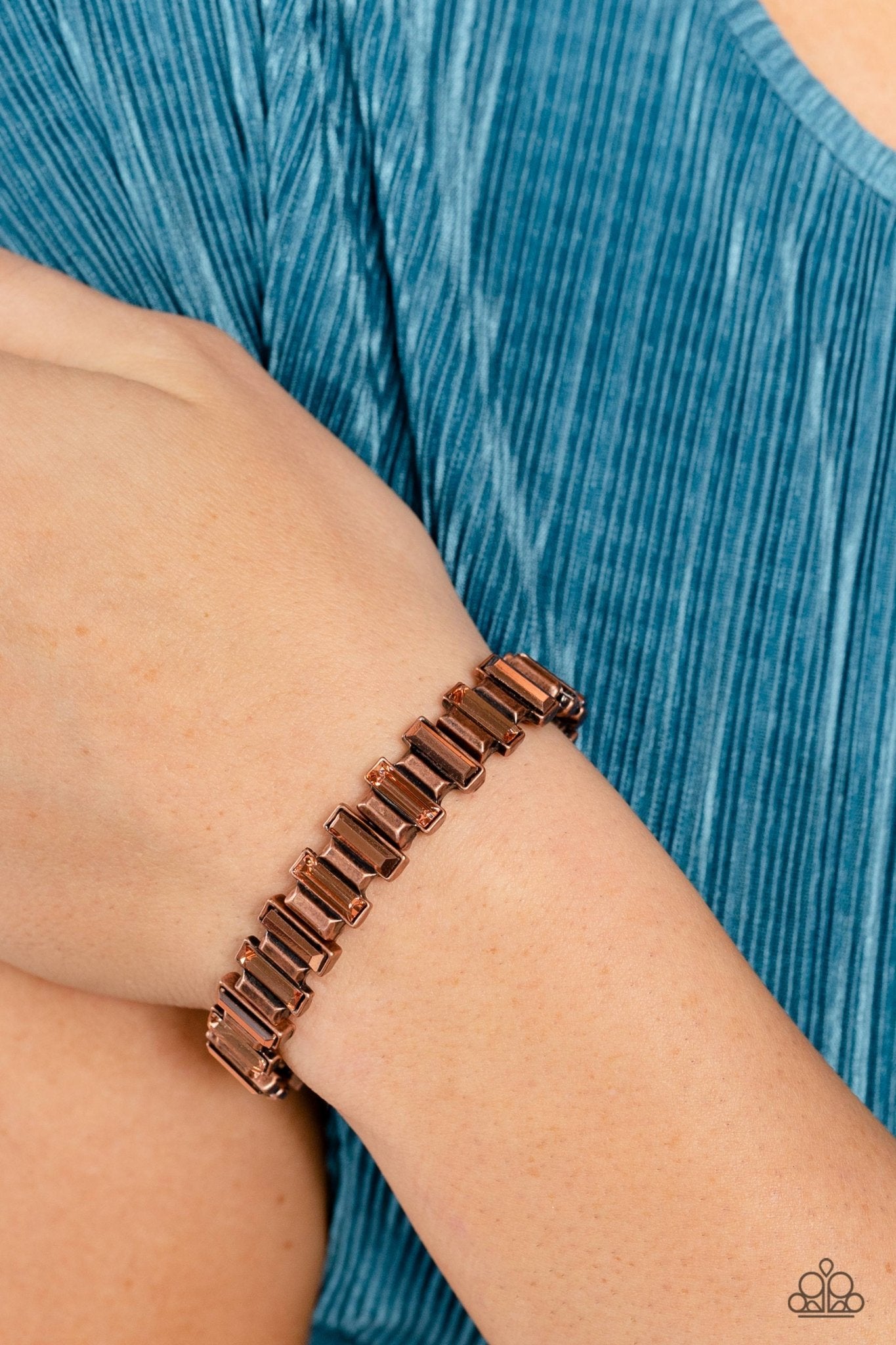 BURSTING the Midnight Oil Copper Bracelet - Jewelry by Bretta - Jewelry by Bretta