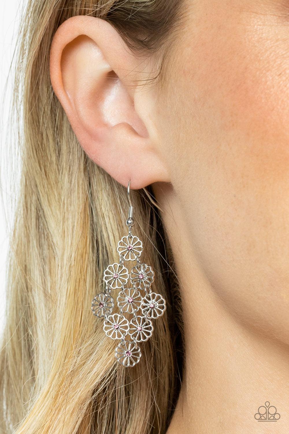 Bustling Blooms Purple Earrings - Jewelry by Bretta - Jewelry by Bretta