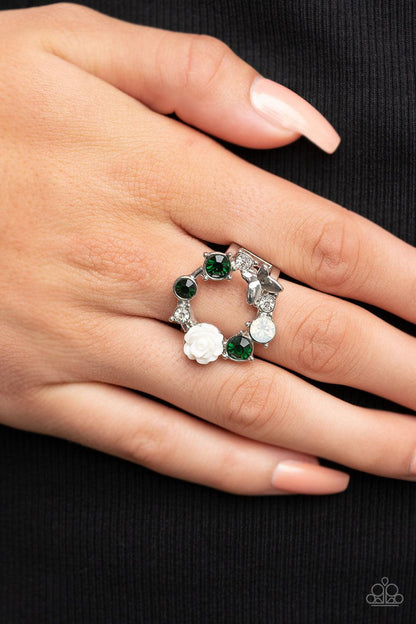 Butterfly Bustle Green Ring - Jewelry by Bretta - Jewelry by Bretta