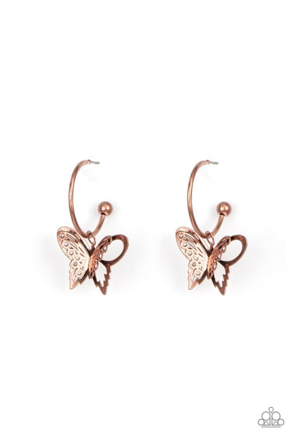 Butterfly Freestyle Copper Earrings - Jewelry by Bretta - Jewelry by Bretta